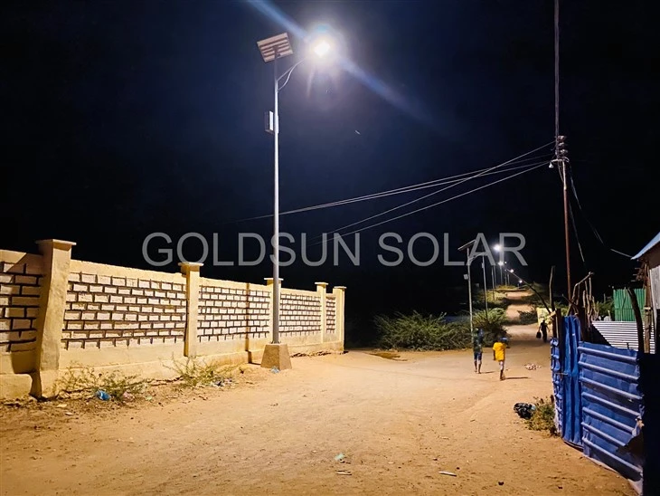 Single Arm Solar Street Light factory